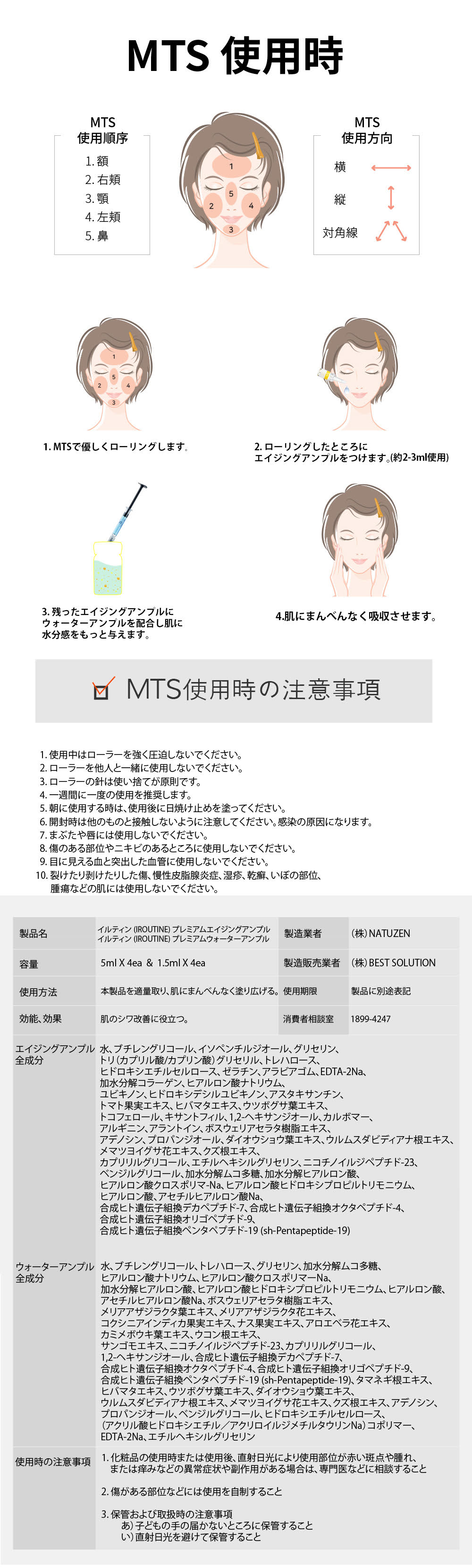 IROUTINEイルティン 肌再生プログラム MTSプレミアム弾力キット 